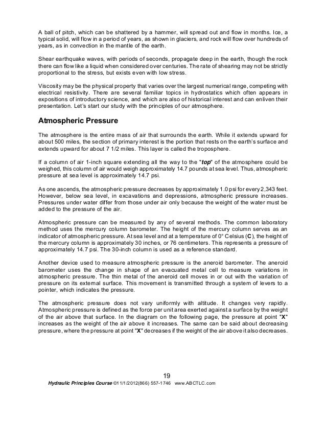 hydraulic fundametals essays